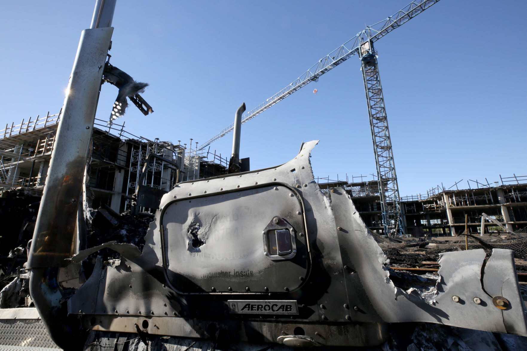 Tucson construction fire